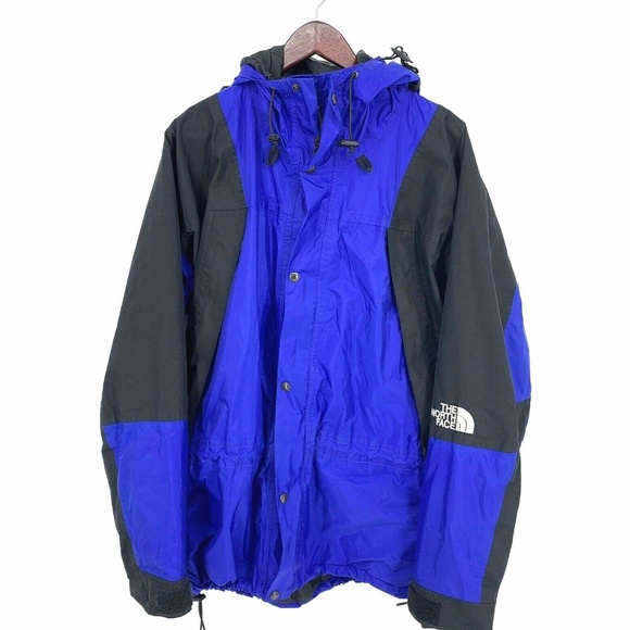 Vintage 1990s North Face Blue Gore-Tex Jacket TNF